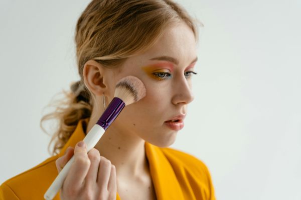 Blush Draping Technique