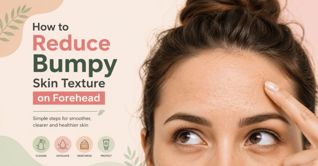 How to Reduce Bumpy Skin Texture on Forehead